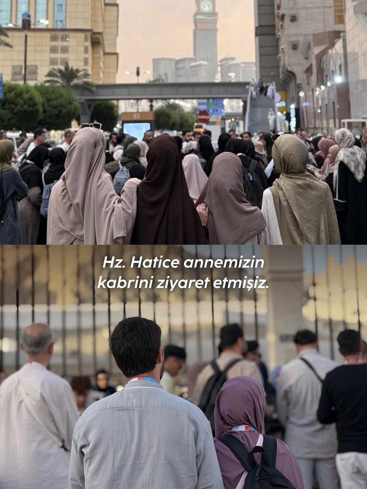 Cennetü'l-Mualla'da Hz. Hatice validemizin kabrini ziyaret eden Kafile Turizm misafirleri